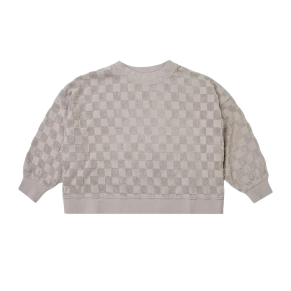 Boxy Pull Over Cloud Check
