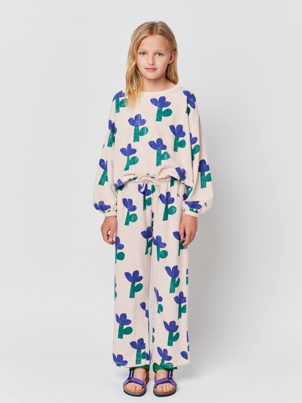 Sea Flower All Over Gathered Jogging Pant