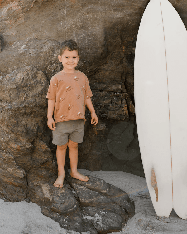 Rylee + Cru Raw Edge Tee - Meet Me At The Beach