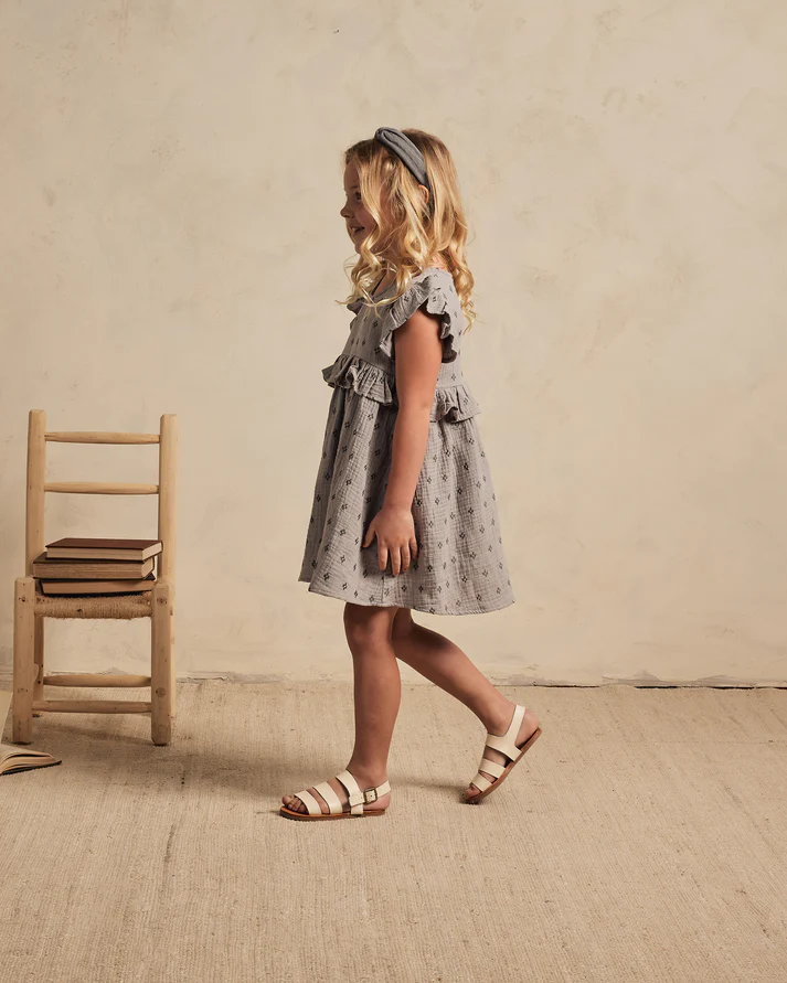 Brielle Dress Geo Embroidery Cloud