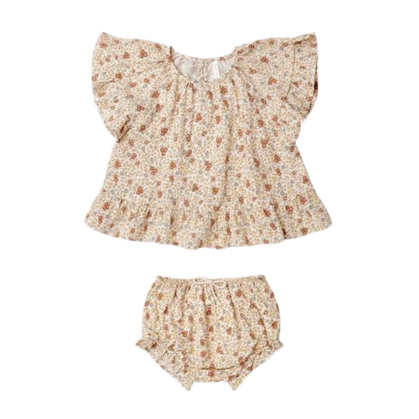 BABIES TOP AND BLOOMER SET HEART OF A DRAGON