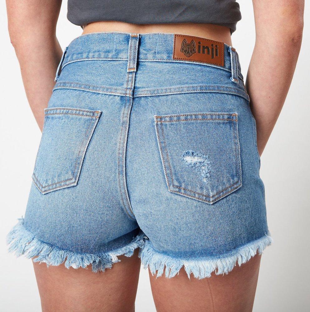 Dusty Denim Shorts Womens Tiny People