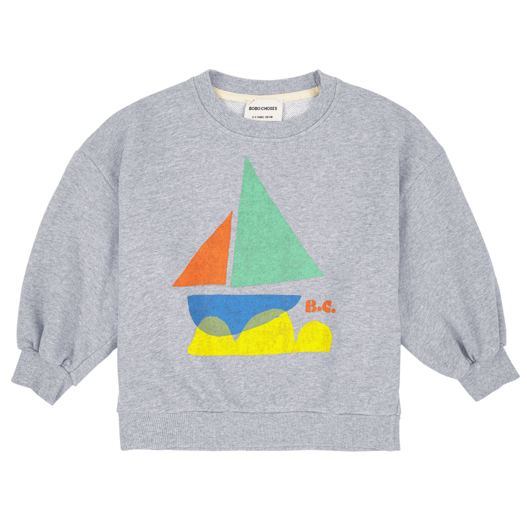 Multicolour Sail Boat Sweatshirt