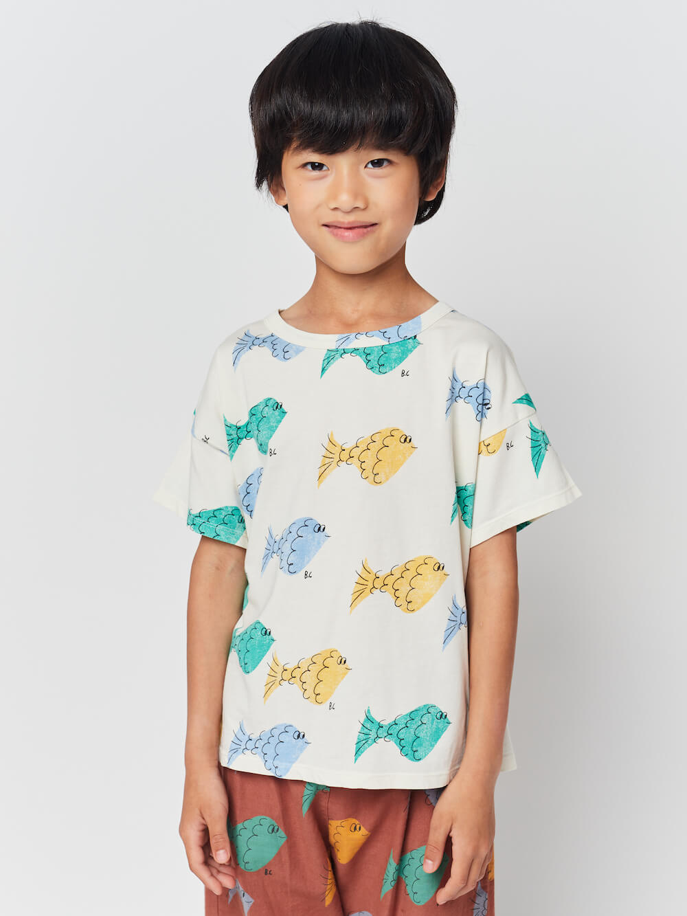 Bobo Choses Multicolour Fish All Over T-Shirt | Tiny People