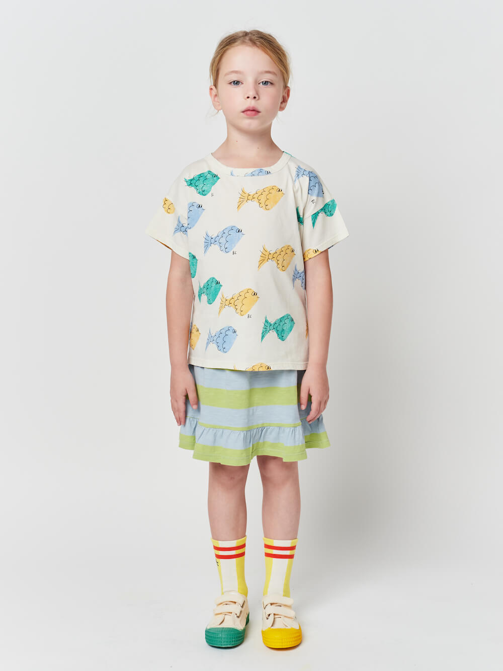 Bobo Choses Multicolour Fish All Over T-Shirt | Tiny People