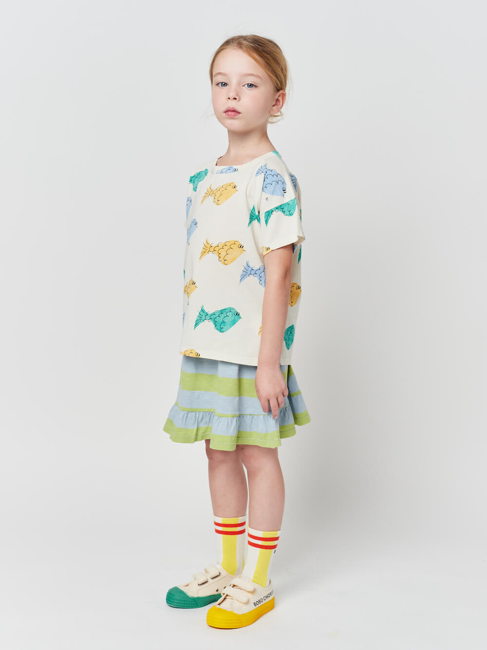 Bobo Choses Multicolour Fish All Over T-Shirt | Tiny People