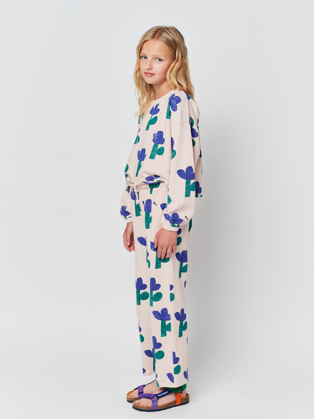 Sea Flower All Over Gathered Jogging Pant