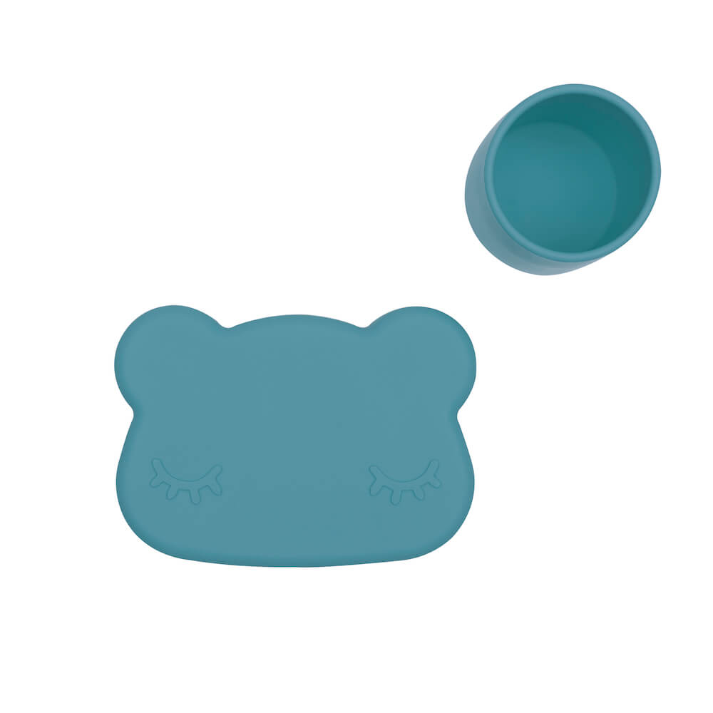 We Might Be Tiny Bear Snackie Blue Dusk | Tiny People
