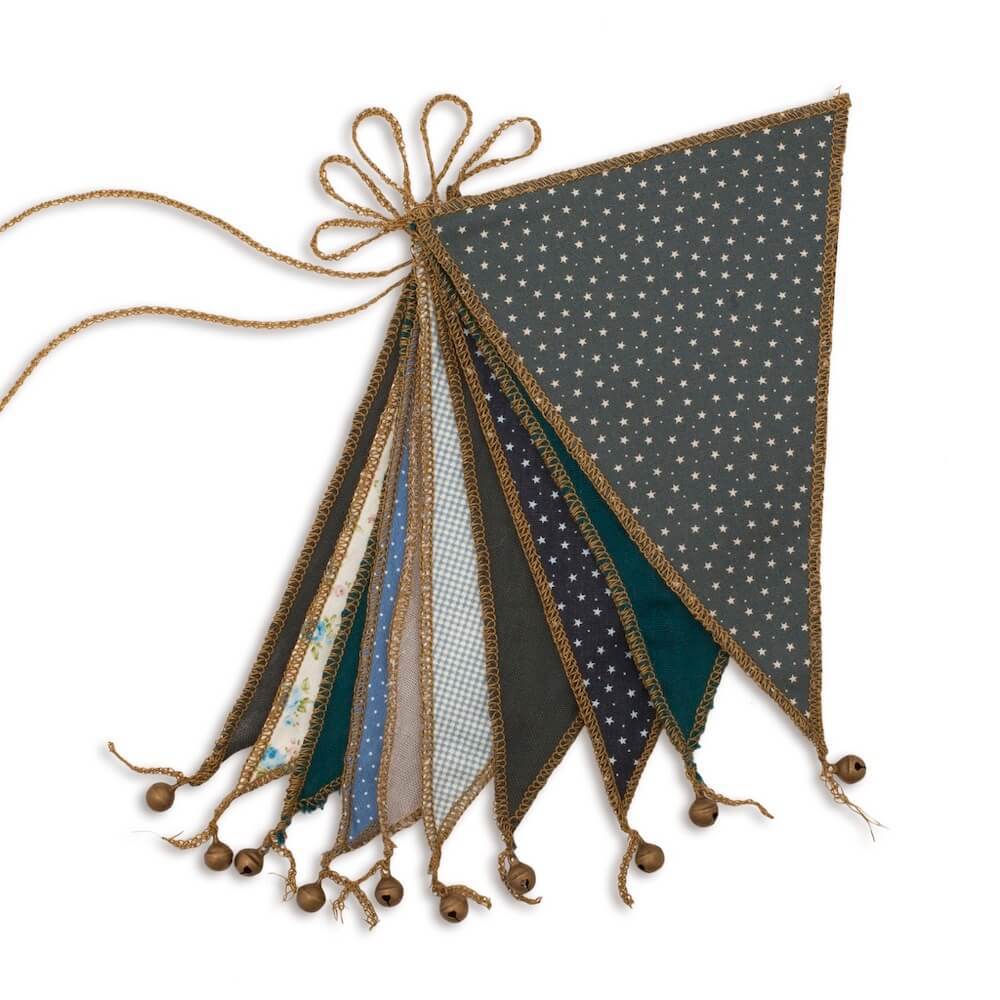 Numero 74 Garland Bunting Flags - Mixed Blue accessories - Tiny People Cool Kids Clothes