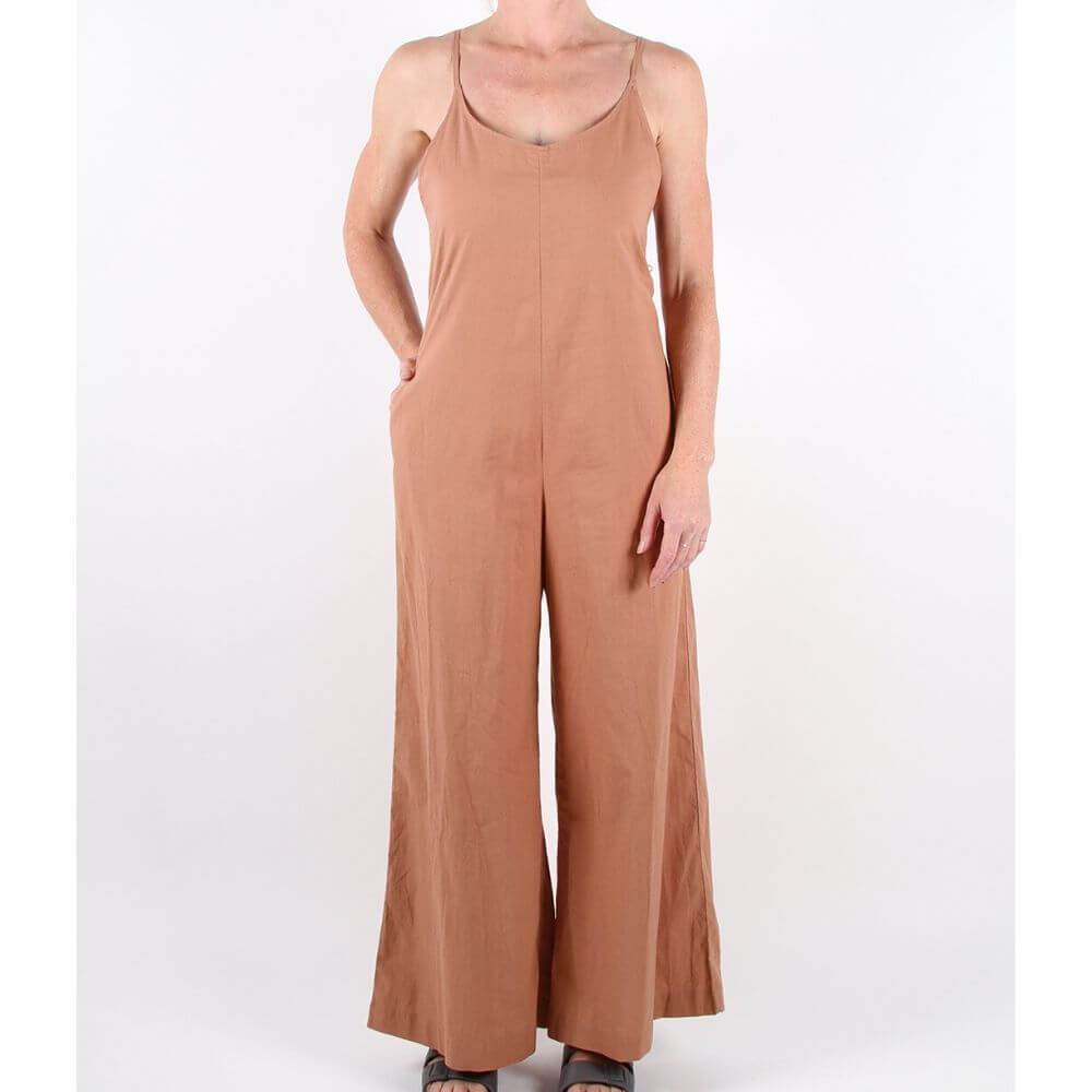 Feather Drum Women's Valda Jumpsuit Mocha | Tiny People