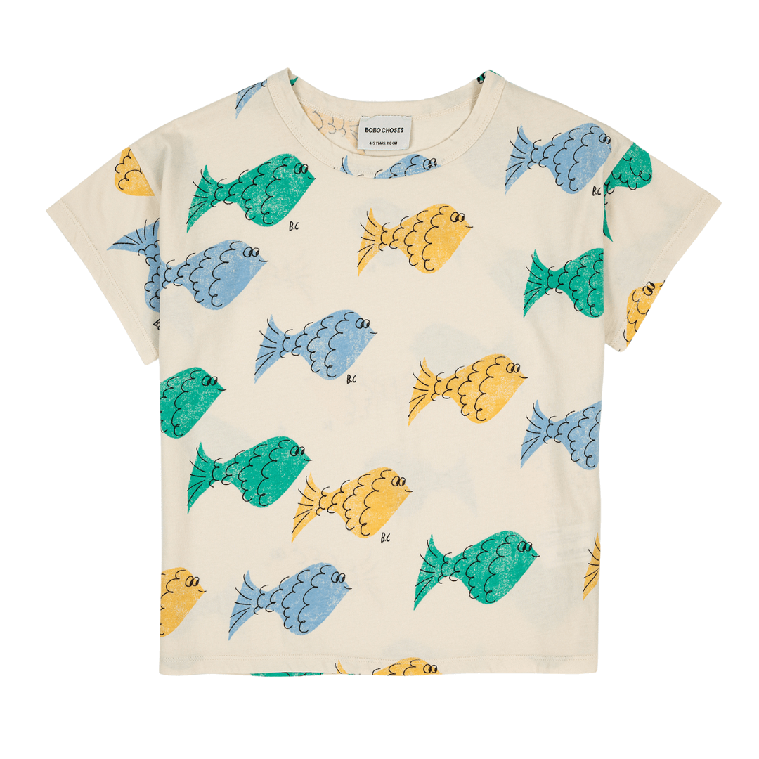 Bobo Choses Multicolour Fish All Over T-Shirt