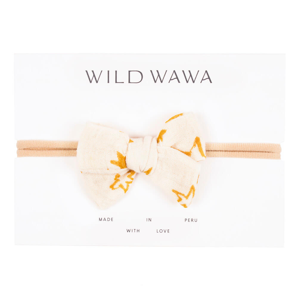 Wild Wawa Bow Headband Cloud Stars | Tiny People