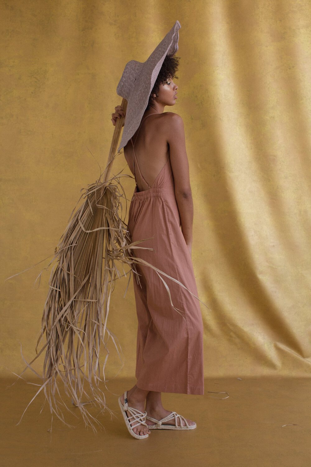Feather Drum Women&#39;s Valda Jumpsuit Mocha | Tiny People