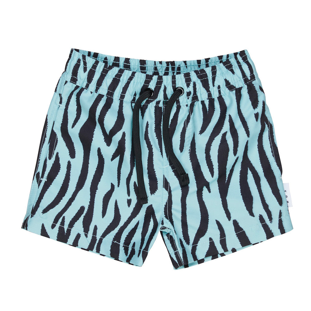 Huxbaby Tiger Swim Short Bright Surf | Tiny People