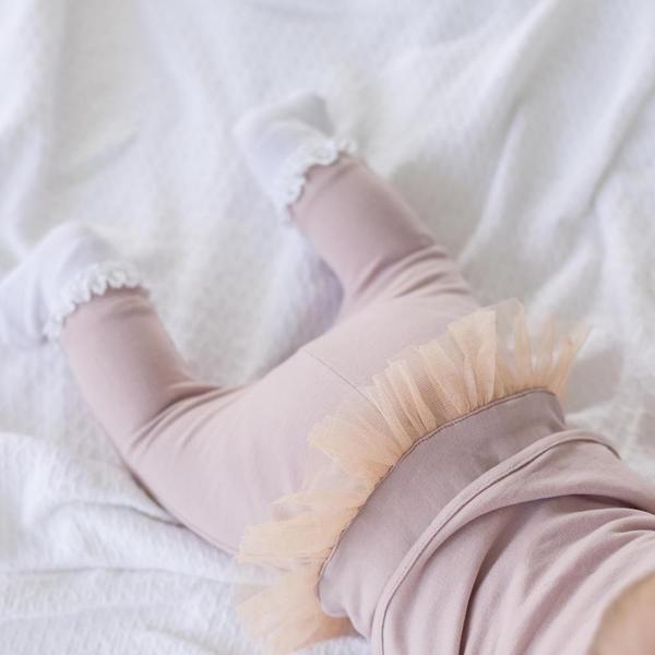 Lupine &amp; Luna Giselle Harem Leggings - Ballet Pink Pants - Tiny People Cool Kids Clothes