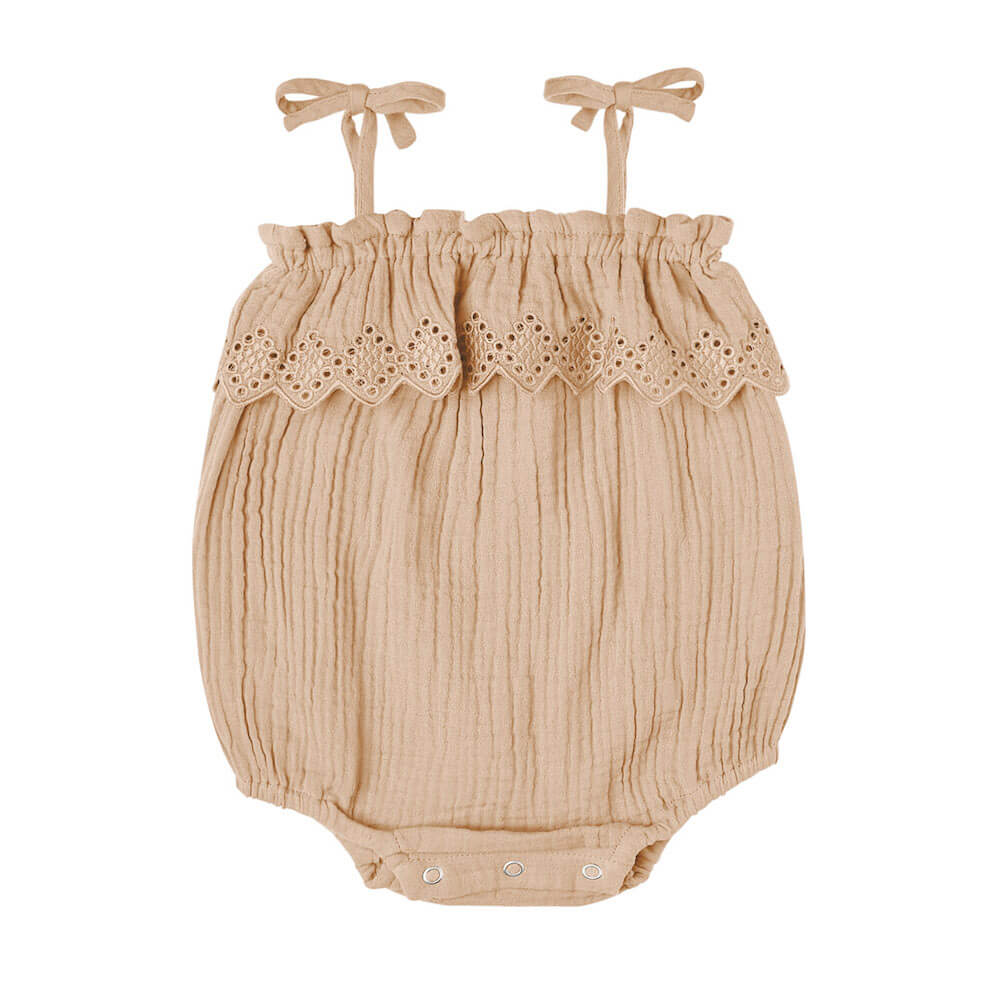 Rylee and Cru Ruffle Romper Shell | Tiny People